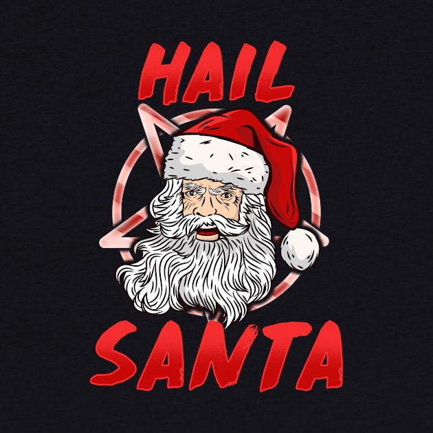 Hail Santa - Satanic Christmas Gift by biNutz